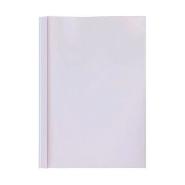 とじ太くん とじ太くん専用カバー クリアホワイト A4 タテとじ 背幅54mm 4110015 1パック(10冊)（直送品）