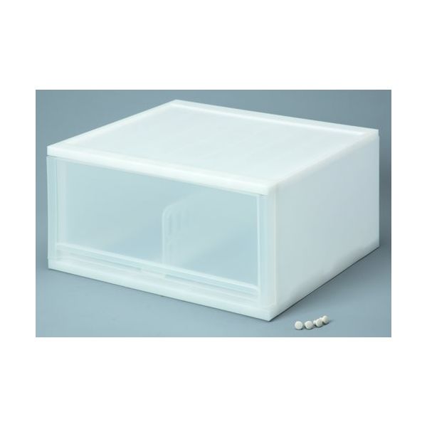 サンコープラスチック SANKO pla 426666 Brio CDワイドケース W ホワイト 42666 1セット(12台)（直送品）