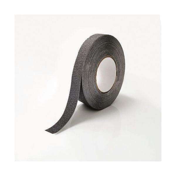 セーフラン安全用品 セーフラン 樹脂(非鉱物粒子)滑り止めテープ 幅25mm×18m 灰 12204 1巻 228-9666（直送品）