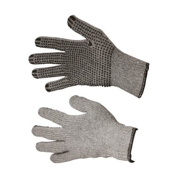 富士手袋工業 富士手袋 助っ人手袋 すべり止め付 グレー 1980 1ダース(12双) 228-4868（直送品）