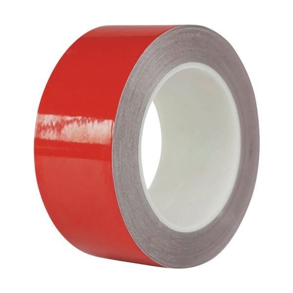 セーフラン安全用品 セーフラン 再帰反射ラインテープ 幅50mm×22m 赤 14204 1巻 270-9699（直送品）