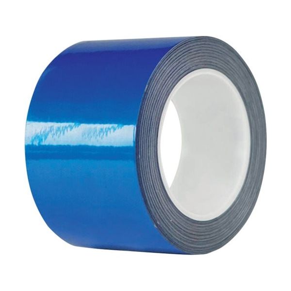 セーフラン安全用品 セーフラン 再帰反射ラインテープ 幅100mm×22m 青 14345 1巻 270-9701（直送品）