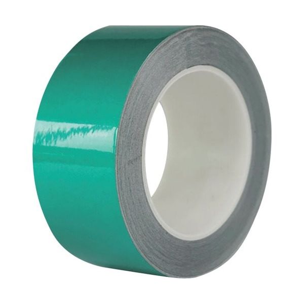 セーフラン安全用品 セーフラン 再帰反射ラインテープ 幅50mm×22m 緑 14214 1巻 270-9707（直送品）