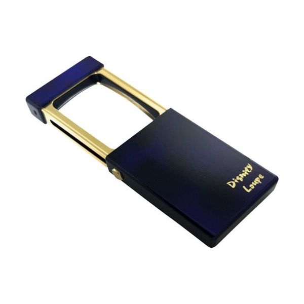 京葉光器 リーフ ディグニティールーペ マーブルブルー 4× DY-07 1個 249-2505（直送品）