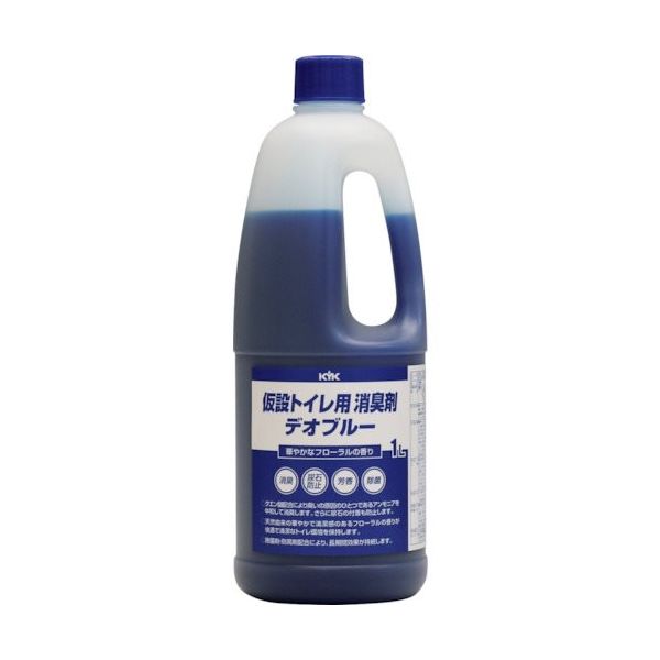 古河薬品工業 KYK 仮設トイレ用消臭剤デオブルー1L 41-001 1個 337-3299（直送品）