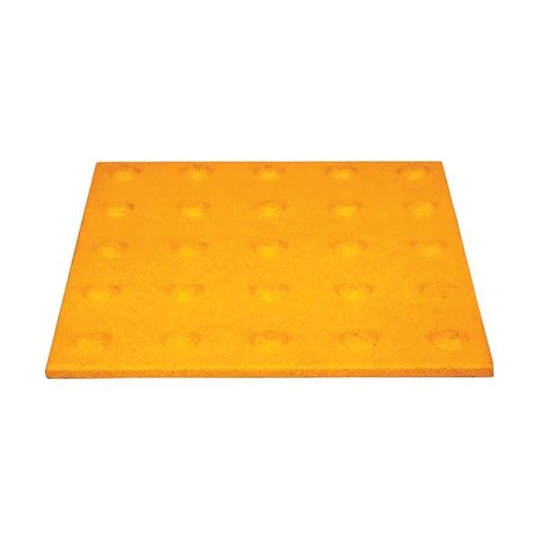 カネソウ 視覚障害者誘導用ブロック JIS型 屋外用 ゴムチップ製 JG-1 1枚 321-9825（直送品）