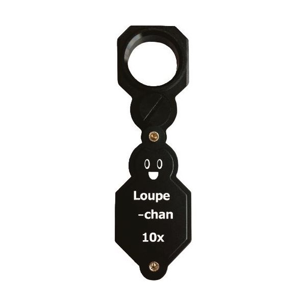京葉光器 リーフ LEDライト付繰出しルーペ ルーペちゃん10x CH-100 1個 197-7454（直送品）