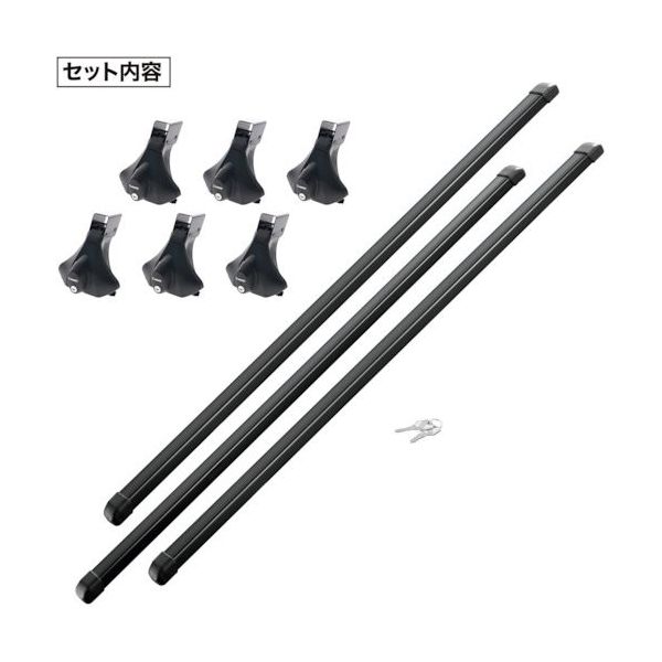 カーメイト 業務用ルーフキャリア ハイエース用 BU200 1台 414-1002（直送品）