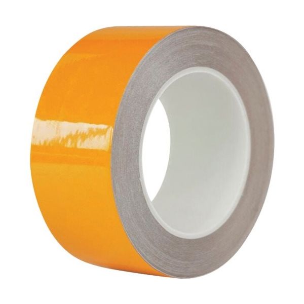 セーフラン安全用品 セーフラン 再帰反射ラインテープ 幅50mm×22m 黄 14203 1巻 270-9705（直送品）