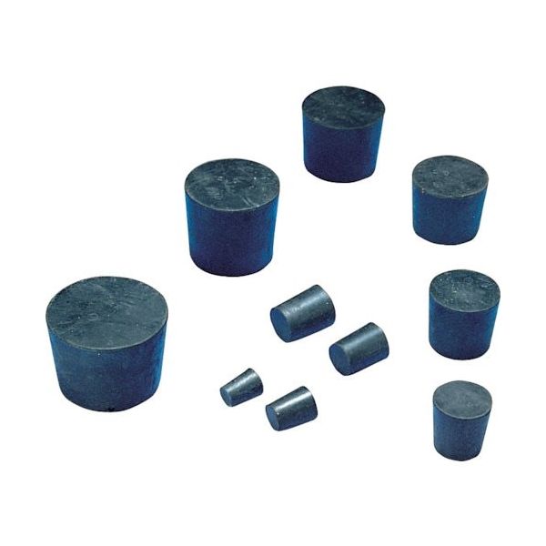 東京硝子器械 TGK 黒ゴム栓 #10 0161172150 1個 416-5963（直送品）