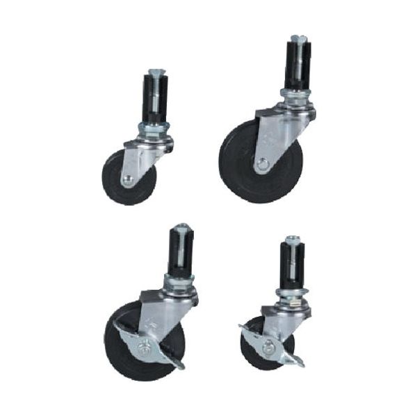 SUS 【数量1~9】φ75フレームキャスターE導電 GFN-530 1個 127-2607（直送品）