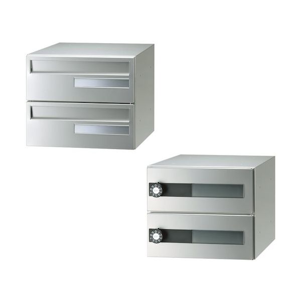 田島メタルワーク メイルボックス(前入後出)F3002ー2 F3002-2 1台 470-6752（直送品）