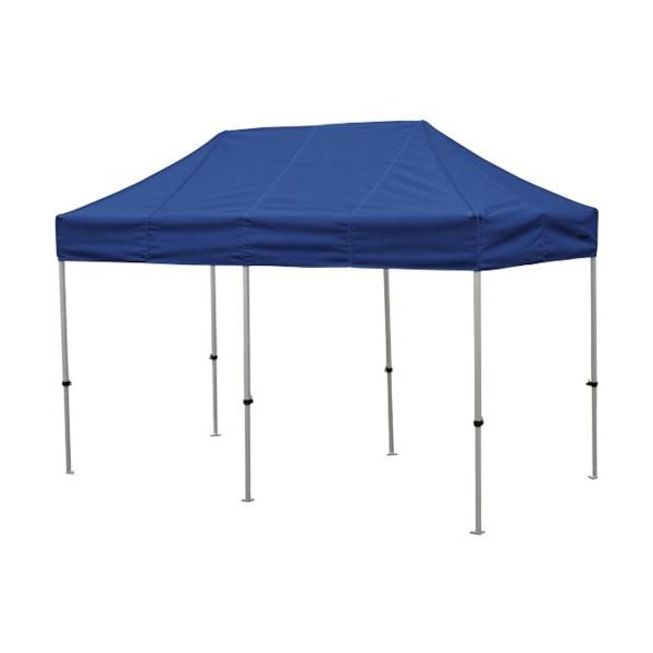 さくらコーポレーション さくら かんたんてんと 1.8m×3.6mスチール&アルミ複合フレーム 青 KA/2W-B 1台 336-0303（直送品）