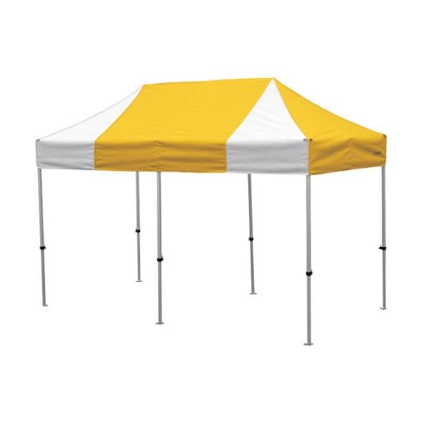 さくらコーポレーション さくら かんたんてんと 1.8m×3.6mスチール&アルミ複合フレーム 黄白 KA/2W-YW 1台（直送品）