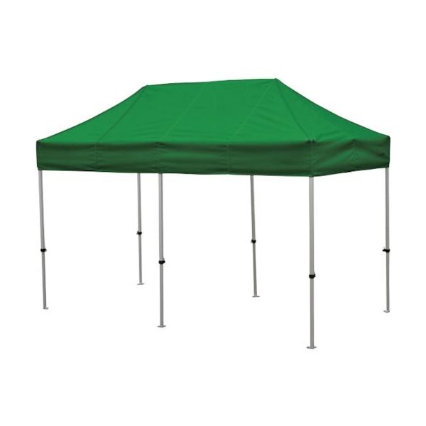 さくらコーポレーション さくら かんたんてんと 1.8m×3.6mスチール&アルミ複合フレーム 緑 KA/2W-G 1台 338-2483（直送品）