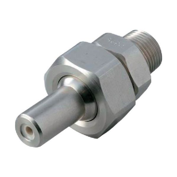 いけうち 自在形直進ノズル UT+CPシリーズ ステンレス鋼303製 ネジ1/4オス 1/4MUT+CP111S303 1個（直送品）