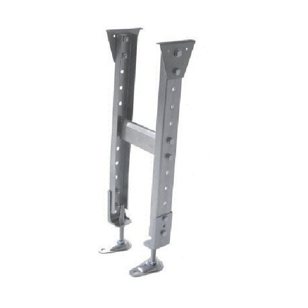 三鈴工機 三鈴 スチール製固定脚 KGM型支持脚 ミニパラ用 H1000±45mm KGM-50100(MP09) 1台 127-0402（直送品）