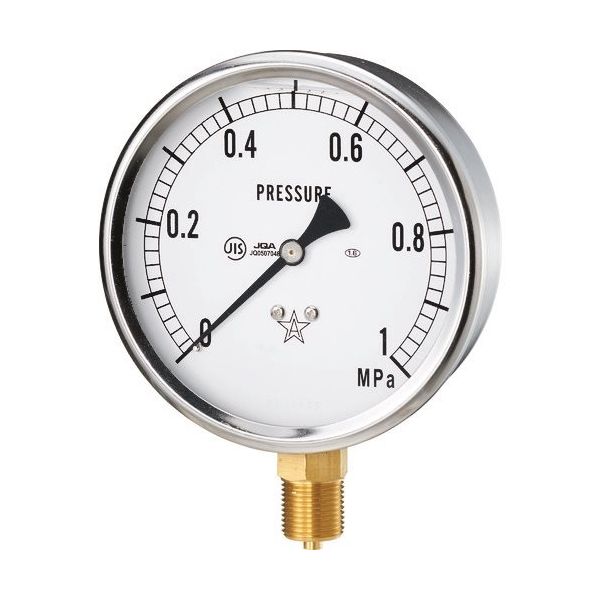 右下精器製造 右下 グリセリン入圧力計 圧力レンジ0~16MPa 接続部サイズG3/8B GLT-41-16MPA 1個 137-5003（直送品）