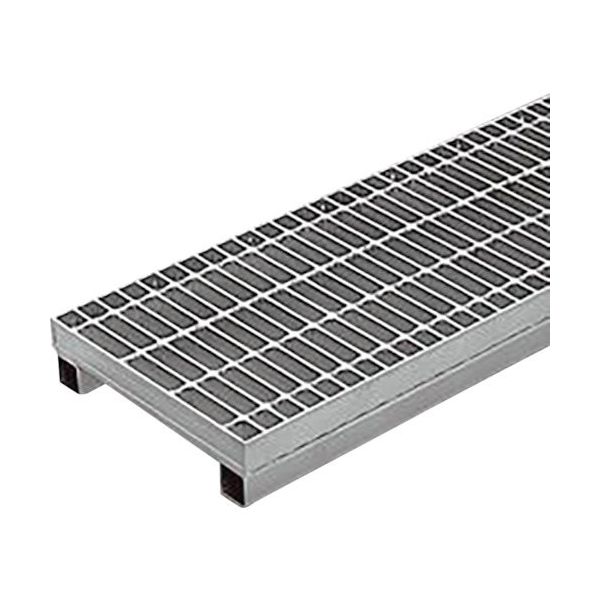 カネソウ スチール製グレーチング プレーンタイプ かさあげ型 JIS型側溝用 HSJ-3638A 1枚 343-5348（直送品）