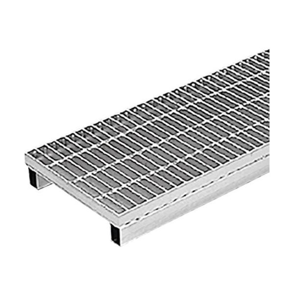 カネソウ スチール製グレーチング 滑り止め模様付 かさあげ型 国土交通省型側溝用 HXY-K-4325A 1枚 343-0667（直送品）