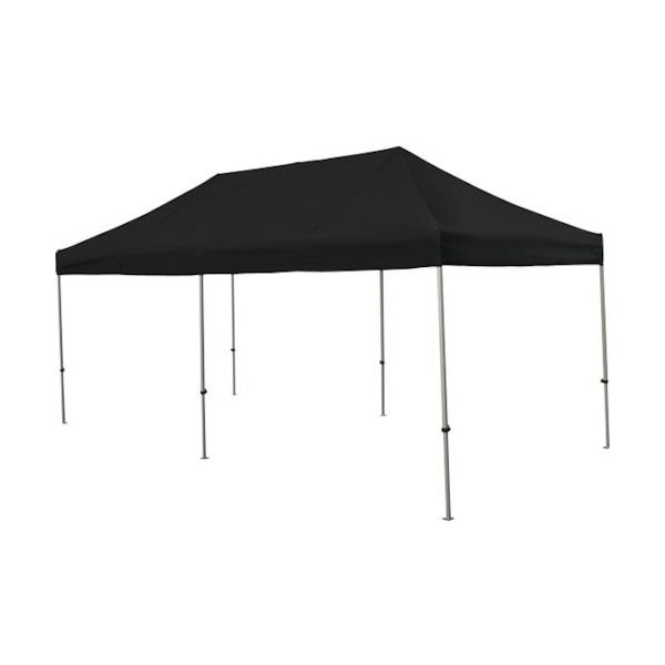 さくらコーポレーション さくら かんたんてんと 3.0m×6.0mスチール&アルミ複合フレーム 黒 KA/8W-BK 1台 338-1354（直送品）