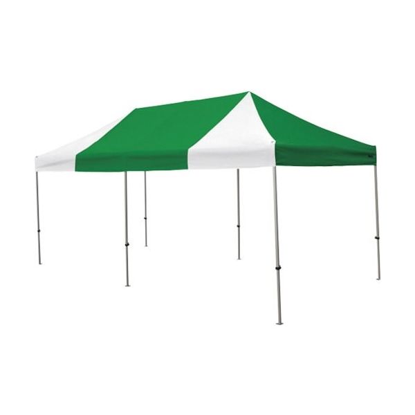 さくらコーポレーション さくら かんたんてんと 3.0m×6.0mスチール&アルミ複合フレーム 緑白 KA/8W-GW 1台（直送品）