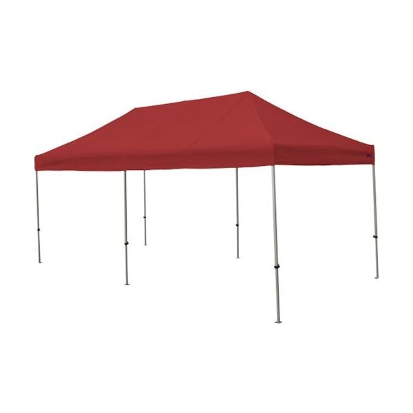 さくらコーポレーション さくら かんたんてんと 3.0m×6.0mスチール&アルミ複合フレーム 赤 KA/8W-R 1台 338-2455（直送品）