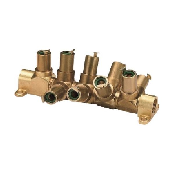 千代田通商 チヨダ ユニホールドタッチコネクタータイプ 2ポート 口径横3/8 上部8mm UF03-2T8-5P 1個 324-7999（直送品）