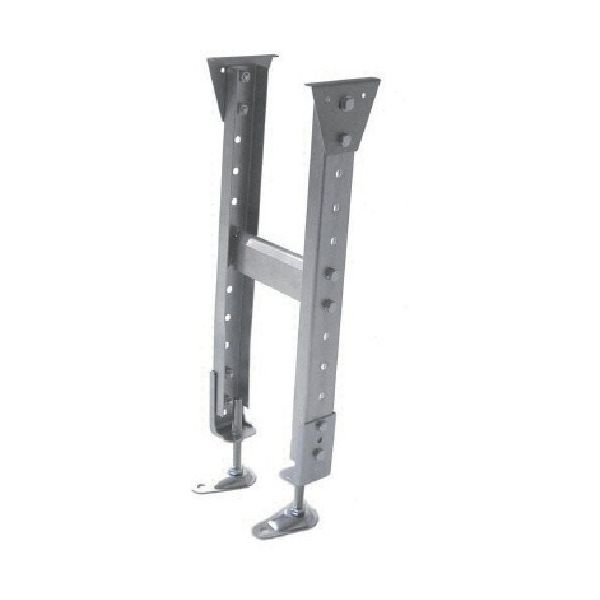 三鈴工機 三鈴 スチール製固定脚 KGM型支持脚 ミニパラ用 H650±45mm KGM-2565(MP09) 1台 126-8800（直送品）