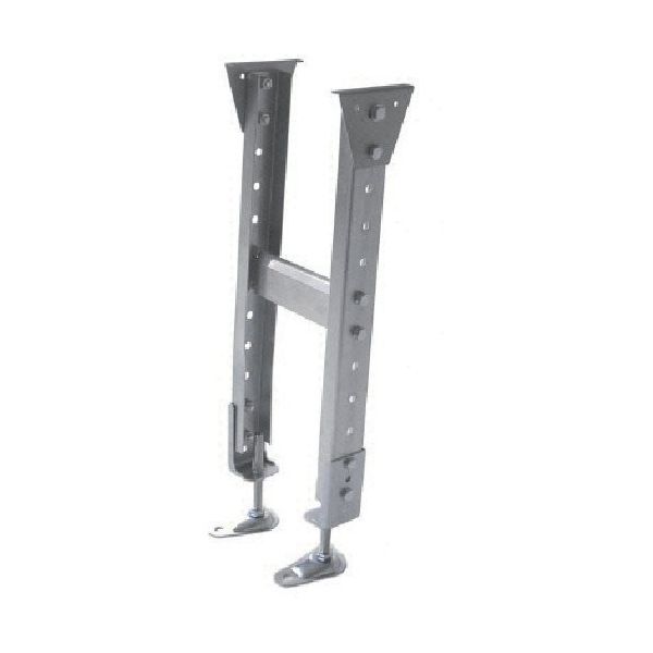 三鈴工機 三鈴 スチール製固定脚 KGM型支持脚 ミニパラ用 H650±45mm KGM-3565(MP09) 1台 127-2018（直送品）