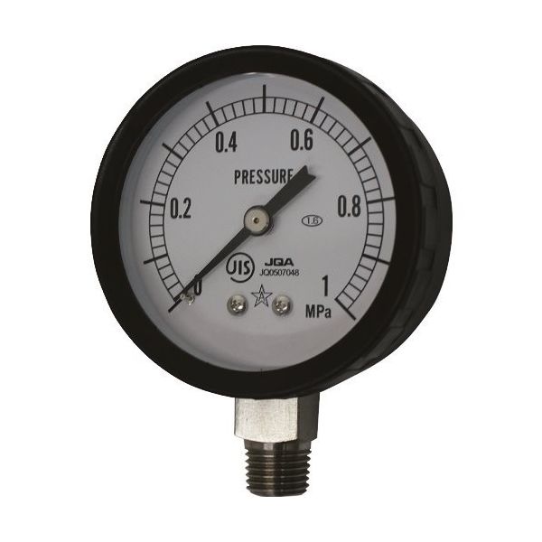 右下精器製造 右下 ステンレス圧力計 G211-162-2.5MP 1個 177-1457（直送品）