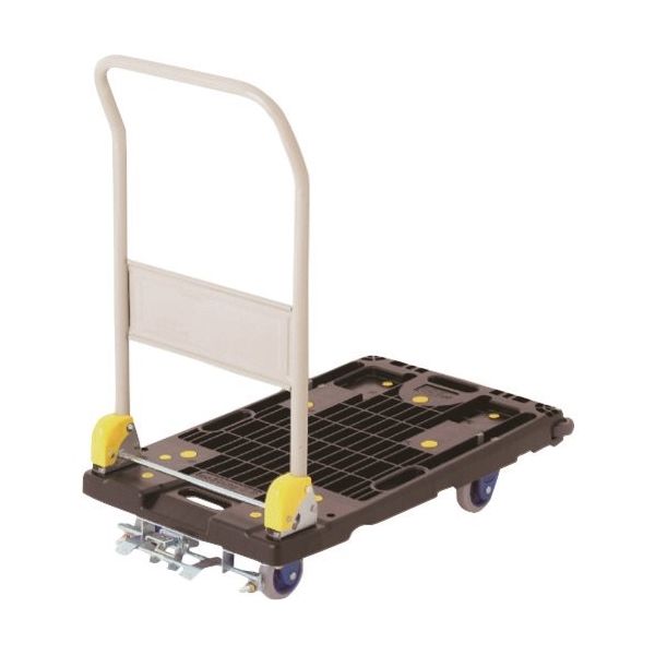 東京硝子器械 TGK 中型静音樹脂台車 NPー206GS 221-56-96-82 1台 191-0151（直送品）