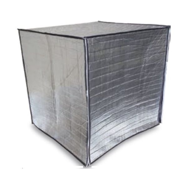 超遮断熱パレットカバー クールマジック シャインWバブル 1.15m×1.15m×1.2mH CM-VWBBWV-COVER 1枚（直送品）