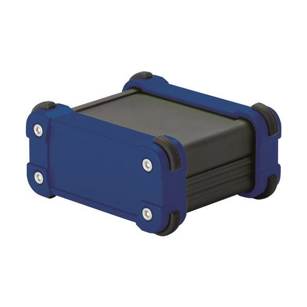 タカチ電機工業 タカチ コーナーガード付アルミケースIP65防水タイプ ブラック/ネイビー EXW9-5-10BN 1台 195-7261（直送品）