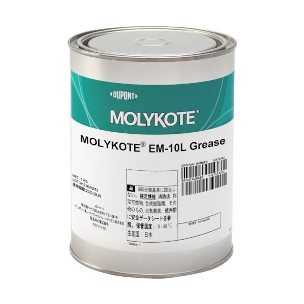 デュポン・東レ・スペシャルティ・マテリアル モリコート 樹脂用 EMー10Lグリース 1kg EM-10L-10 1缶 108-3272（直送品）