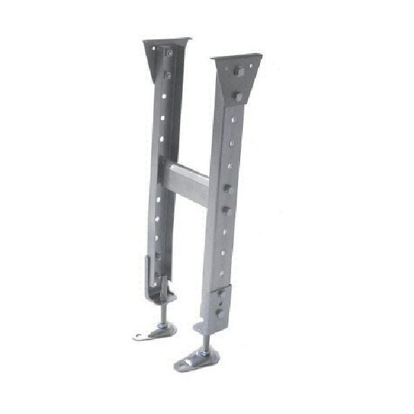 三鈴工機 三鈴 スチール製固定脚 KGM型支持脚 ミニパラ用 H1200±45mm KGM-60120(MP09) 1台 126-4051（直送品）