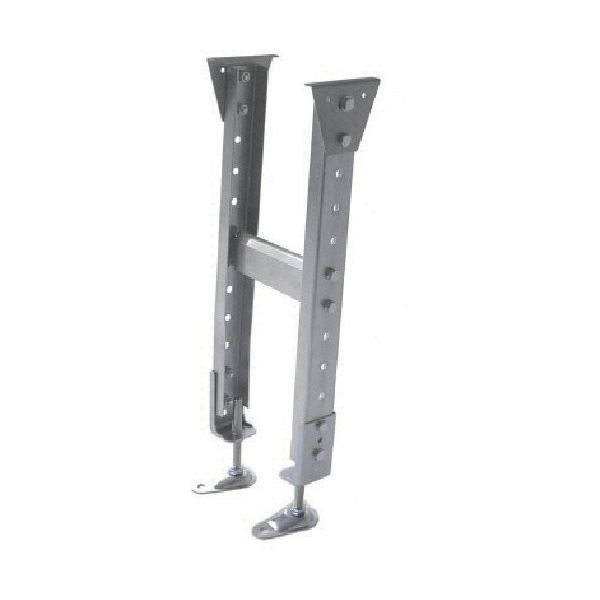 三鈴工機 三鈴 スチール製固定脚 KGM型支持脚 ミニパラ用 H1100±45mm KGM-60110(MP09) 1台 126-8777（直送品）