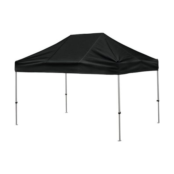 さくらコーポレーション さくら かんたんてんと 2.4m×3.6mスチール&アルミ複合フレーム 黒 KA/4W-BK 1台 338-1938（直送品）