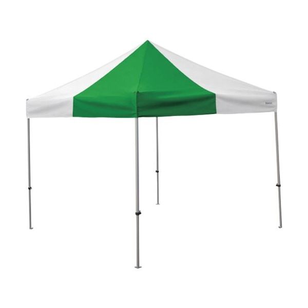 さくらコーポレーション さくら かんたんてんと 3.0m×3.0mスチール&アルミ複合フレーム 緑白 KA/6W-GW 1台（直送品）