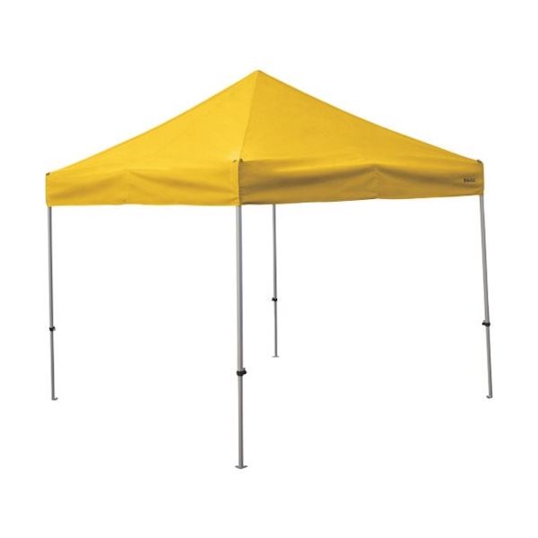 さくらコーポレーション さくら かんたんてんと 3.0m×3.0mスチール&アルミ複合フレーム 黄 KA/6W-Y 1台 338-2471（直送品）