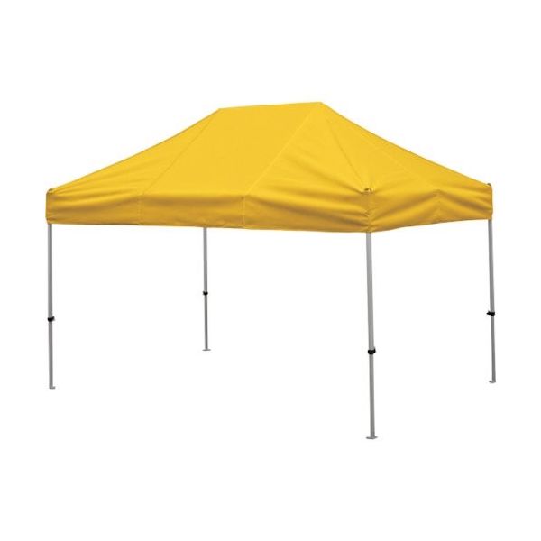 さくらコーポレーション さくら かんたんてんと 2.4m×3.6mスチール&アルミ複合フレーム 黄 KA/4W-Y 1台 338-2517（直送品）