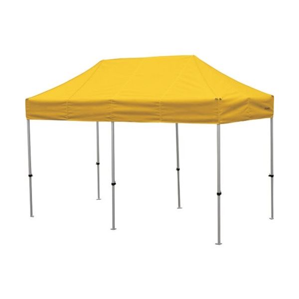 さくらコーポレーション さくら かんたんてんと 1.8m×3.6mオールアルミフレーム 黄 KA/2WA-Y 1台 338-2530（直送品）