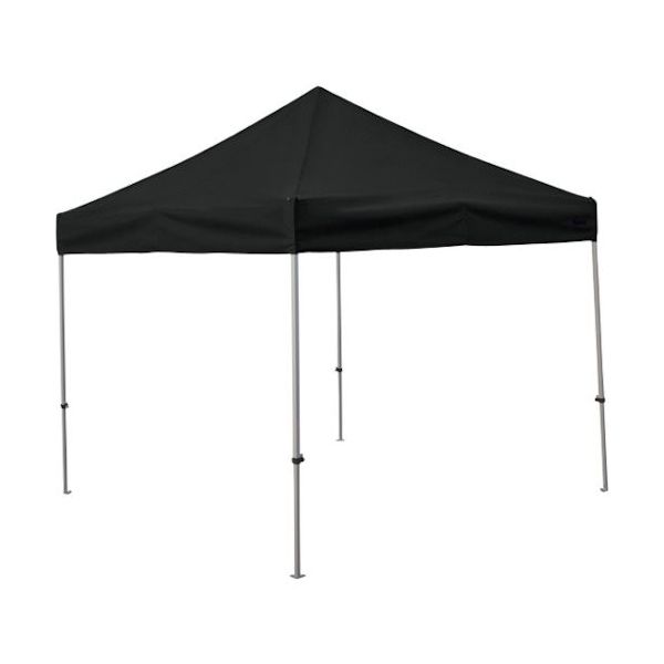 さくらコーポレーション さくら かんたんてんと 3.0m×3.0mスチール&アルミ複合フレーム 黒 KA/6W-BK 1台 338-2534（直送品）