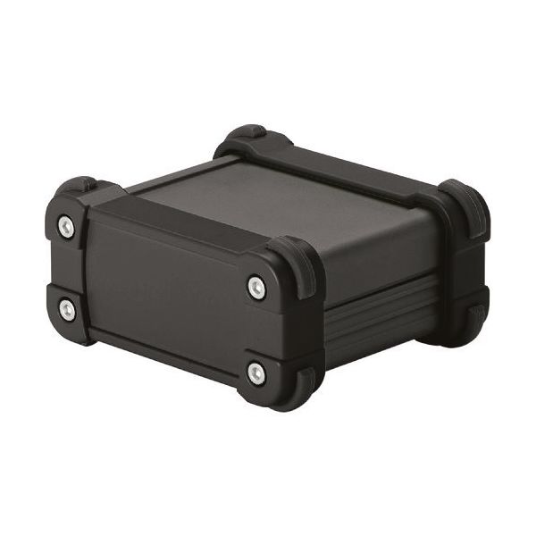 タカチ電機工業 タカチ コーナーガード付アルミケースIP65防水タイプ ブラック EXW15-6-11BB 1台 202-0783（直送品）