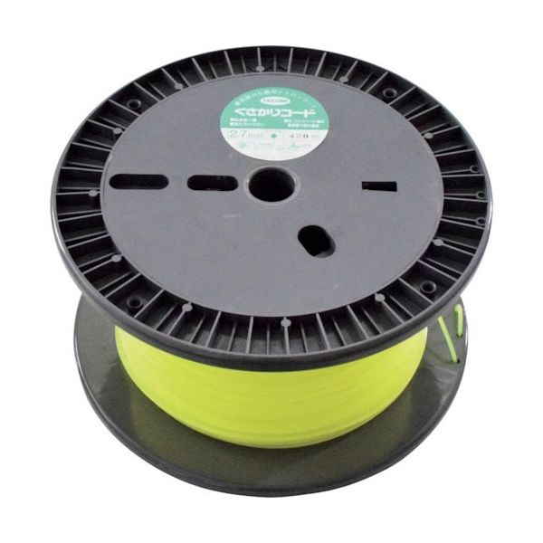 たくみ ナイロンコード ”くさかりコード ダイヤ型 2.7mm×420m 9563 1個 252-8329（直送品）