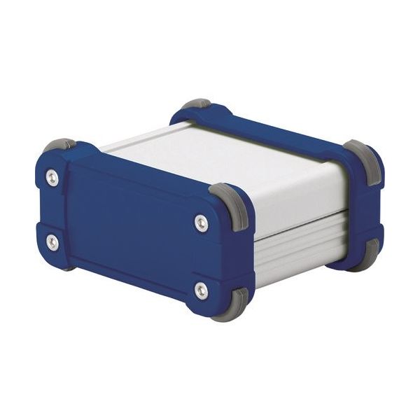 タカチ電機工業 タカチ コーナーガード付アルミケースIP65防水タイプ シルバー/ネイビー EXW7-3-9SN 1台 195-8826（直送品）