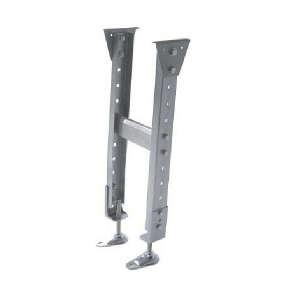 三鈴工機 三鈴 スチール製固定脚 KGM型支持脚 ミニパラ用 H800±45mm KGM-3080(MP09) 1台 127-0434（直送品）