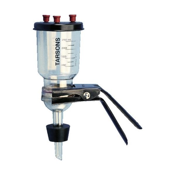 TARSONS ロート付フィルターホルダー(クランプ付・47mm) PSF製 050040 1個 134-6208（直送品）
