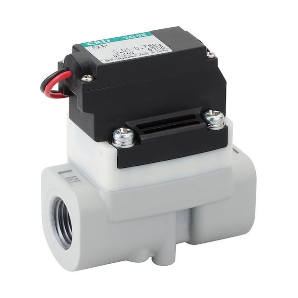 CKD 圧縮空気用パイロット式2ポート電磁弁 アルミボディ EXA-10N-02C-4 1個 453-4726（直送品） 5,603円