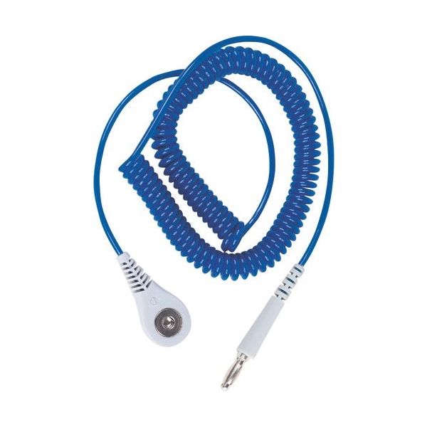 DESCO JAPAN コード、コイル式、JEWEL、青 1.83m、4mm 09120 1個 111-5875（直送品）